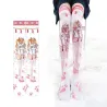 Chaussettes hautes Halloween - fille - pattes de chat