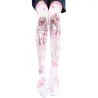 Chaussettes hautes Halloween - fille - pattes de chat