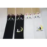 Mi-bas en nylon - motif chat