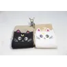 Mi-bas en nylon - motif chat