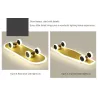 Modern LED ceiling light - skateboardCeiling lights