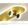 Plafonnier LED moderne - skateboard