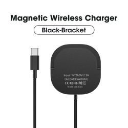 Chargeur magnétique sans fil - charge rapide - avec support - USB C - pour IPhone 12 Pro / Samsung
