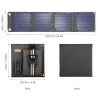 Panneau solaire 14W - chargeur pliable - USB - étanche - pour Smartphones