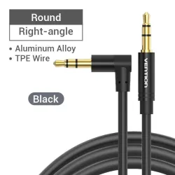 Câble HiFi Aux mâle vers mâle - 3,5 mm - câble casque / haut-parleur