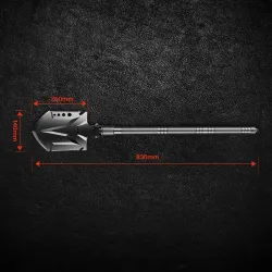 Multifunctional engineering shovel - foldable - military / survival tool - setSurvival tools