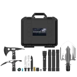 Pelle pliante multifonctionnelle - outil de jardin / survie / camping - 76cm
