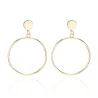 Boucles d'oreilles cercle classique - or - argent