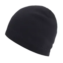 Bonnet tricoté chaud - avec fourrure épaisse à l'intérieur - unisexe
