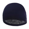 Warm knitted hat - with thick fur inside - unisexHats & Caps