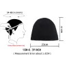 Bonnet tricoté chaud - avec fourrure épaisse à l'intérieur - unisexe