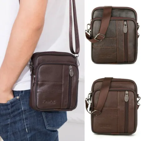 Petit sac à bandoulière en cuir