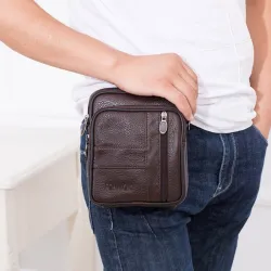 Petit sac à bandoulière en cuir