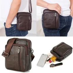 Petit sac à bandoulière en cuir