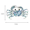 Crabe strass - broche