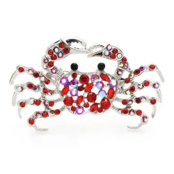 Crabe strass - broche
