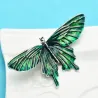 Broche papillon en émail