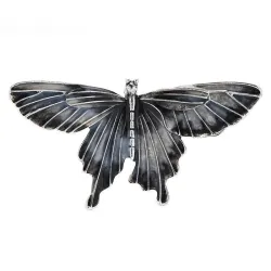 Broche papillon en émail