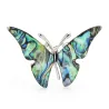 Broche papillon coquillage naturel