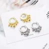 Silver / gold plating round drop earringsEarrings