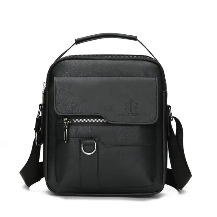 Leather shoulder bag - with zipper - wallet - waterproofBags