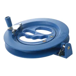 Moulinet de cerf-volant 16cm - poignée plastique bleue - enrouleur