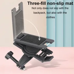 360 degree rotary backpack clip - for GoPro HeroMounts