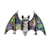 Chauve-souris en cristal coloré - broche