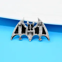 Chauve-souris en cristal coloré - broche