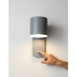 LED wall lamp - modern Nordic style - rotatable head - with switchWall lights