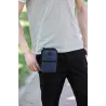 Petit sac à bandoulière en toile - fermetures éclair - trou pour casque