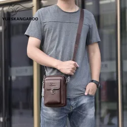 Petit sac bandoulière vintage - cuir