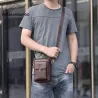 Petit sac bandoulière vintage - cuir