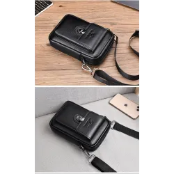 Petit sac bandoulière vintage - cuir