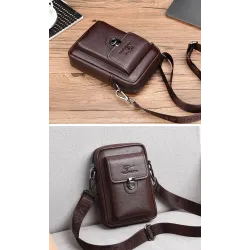 Petit sac bandoulière vintage - cuir