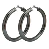 Boucles d'oreilles créoles larges - 70mm
