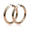Boucles d'oreilles créoles larges - 70mm