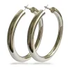 Boucles d'oreilles créoles larges - 70mm