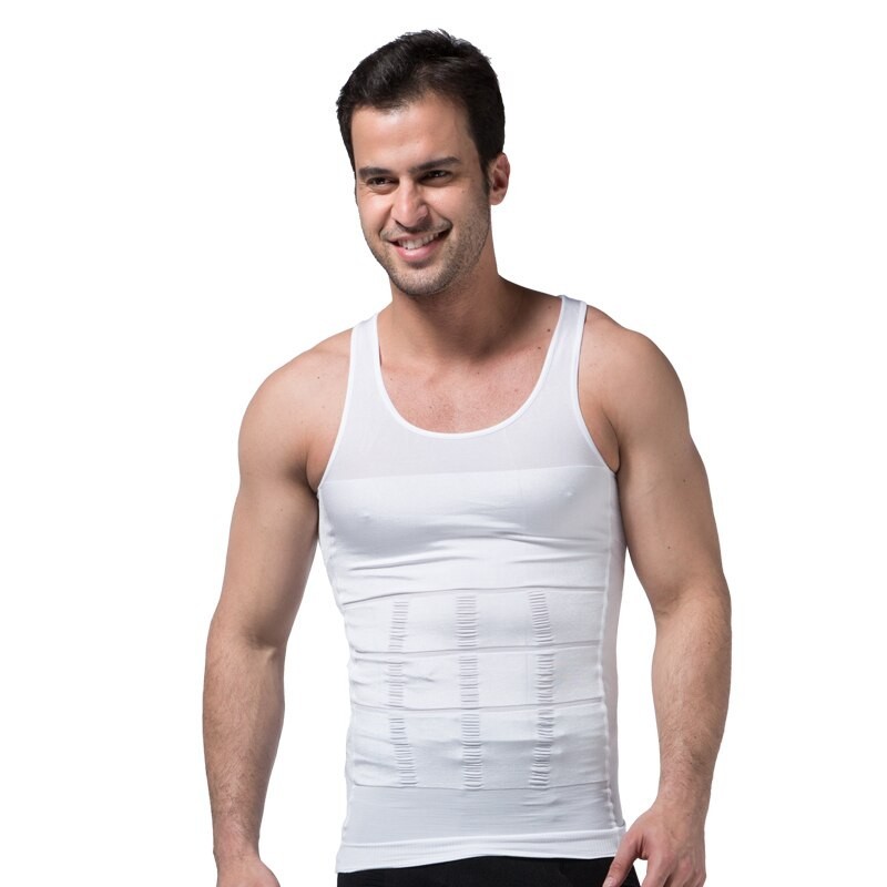 T-shirt amincissant homme - sans manches - body shaper