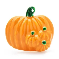 Citrouilles d'Halloween - broche en émail