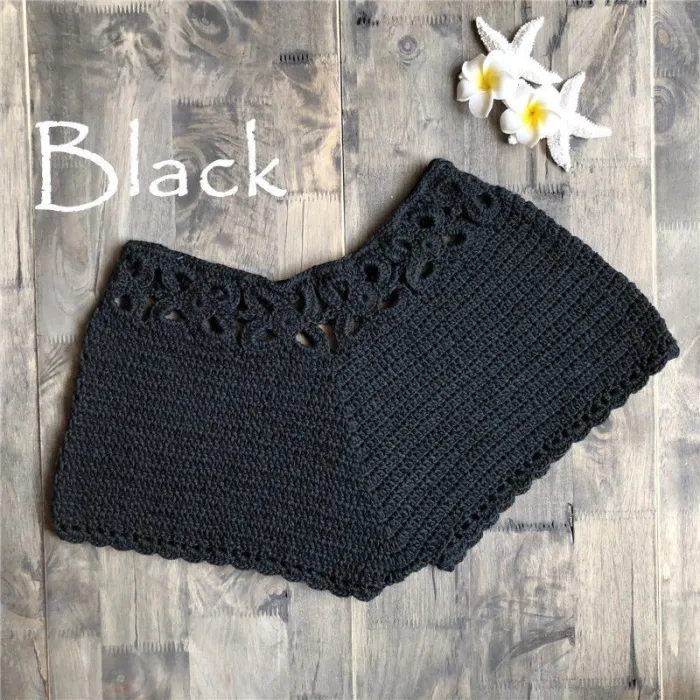 Mini short sexy au crochet