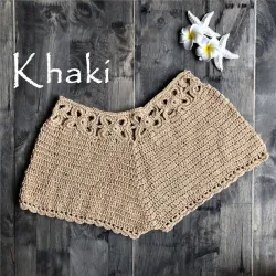Mini short sexy au crochet