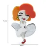 Danseuse - broche en émail