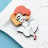 Danseuse - broche en émail