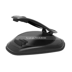 Support universel pour téléphone de voiture - support de tableau de bord - rotatif - base collante