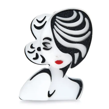 Broche Monroe en acrylique