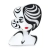 Broche Monroe en acrylique