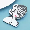 Broche Monroe en acrylique