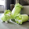 Chien chou vert - oreiller moelleux - jouet