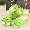 Chien chou vert - oreiller moelleux - jouet